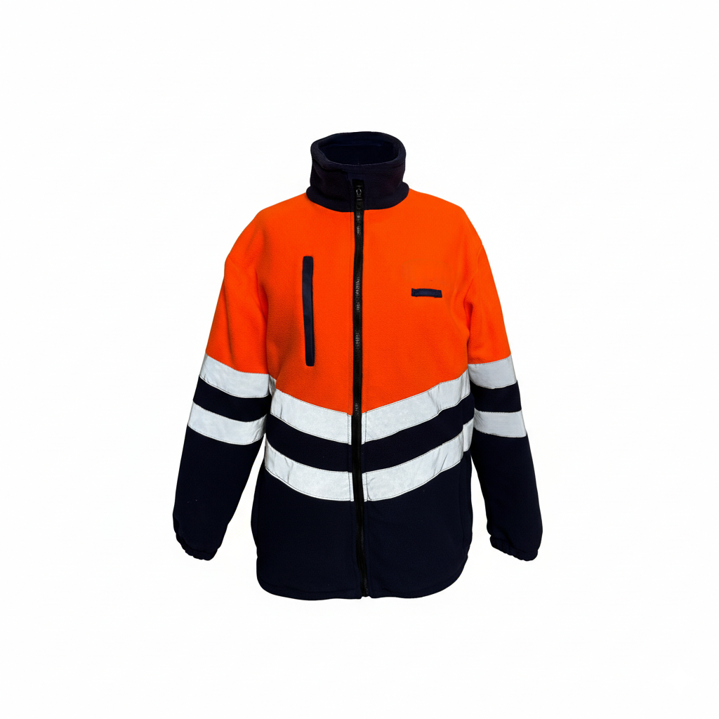 Bluza polarowa z odblaskiem